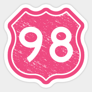 HWY 98 Sticker